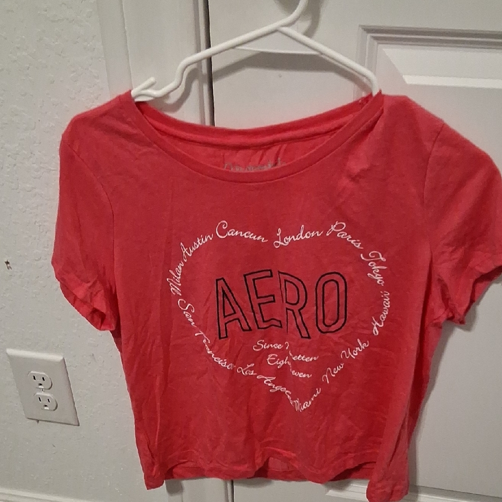 Women's Red Graphic Tee